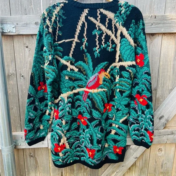 Vintage NWT Beautiful Hand Knit Sweater - Picture 4 of 8